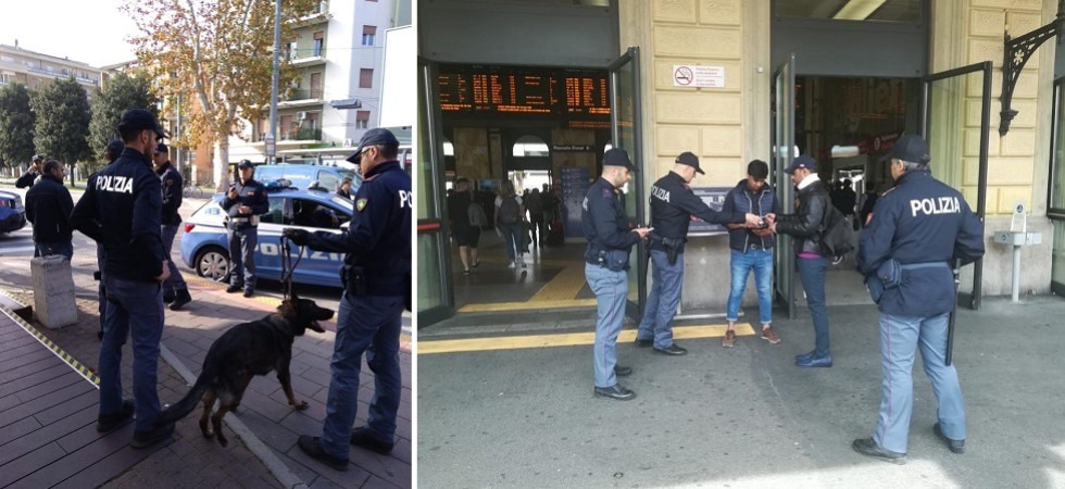 La polizia tiene sotto controllo il centro di Rovereto, quasi 30 persone denunciate